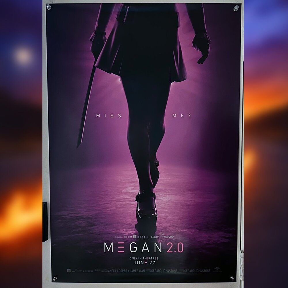 M3GAN 2.0 (2025) - ORIGINAL DOUBLE SIDED ADVANCE MOVIE POSTER